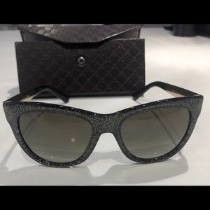 GUCCI 3739 GG3739NS Gold Black Metal Sunglasses